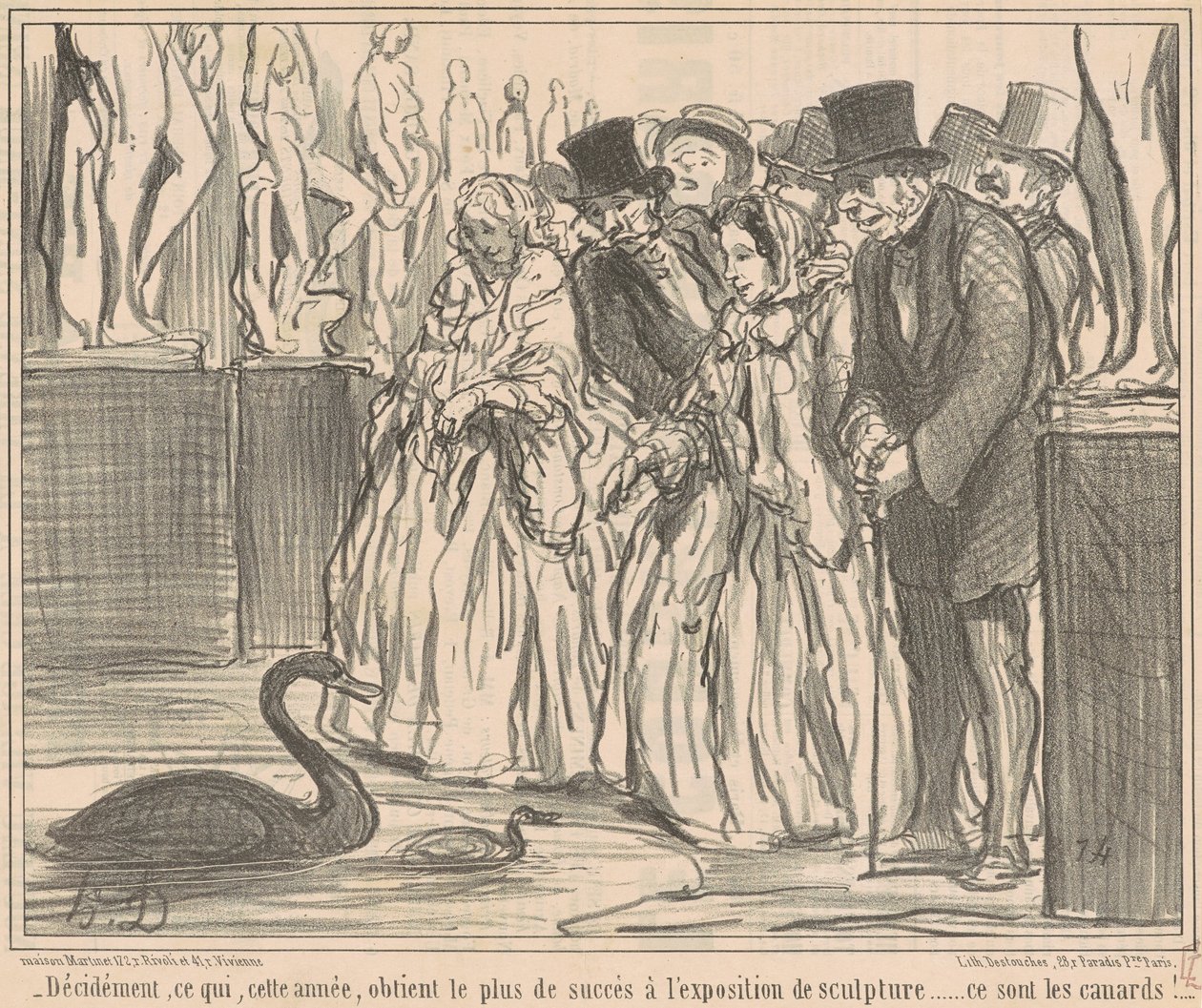 Entschieden, was dieses Jahr erreicht ... von Honoré Daumier