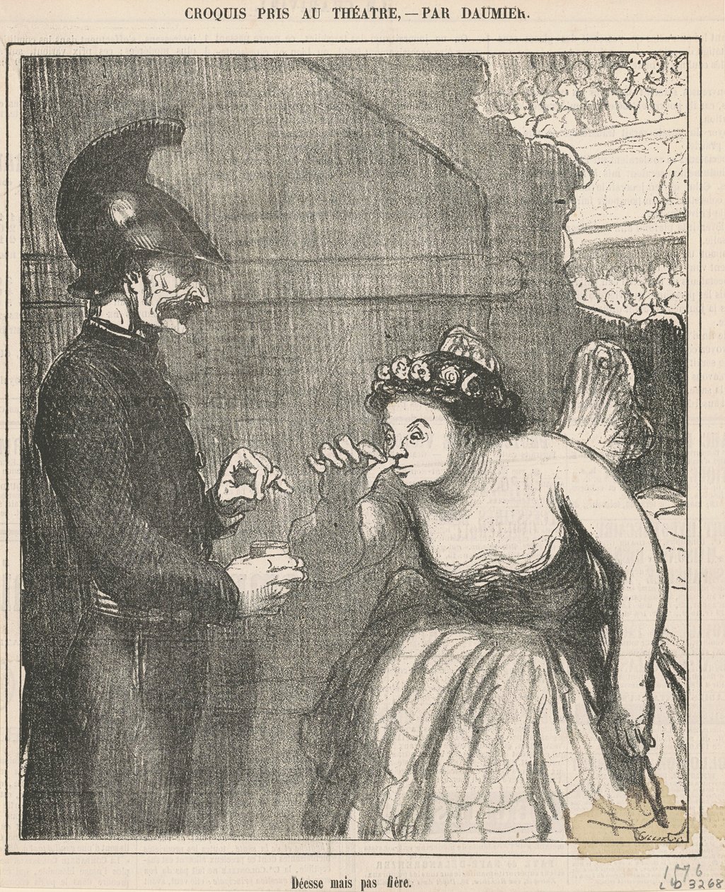 Göttin, aber nicht stolz von Honoré Daumier