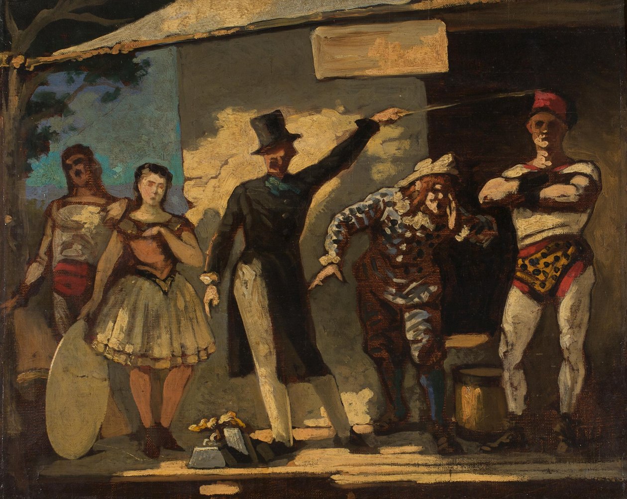 Die Gaukler von Honoré Daumier