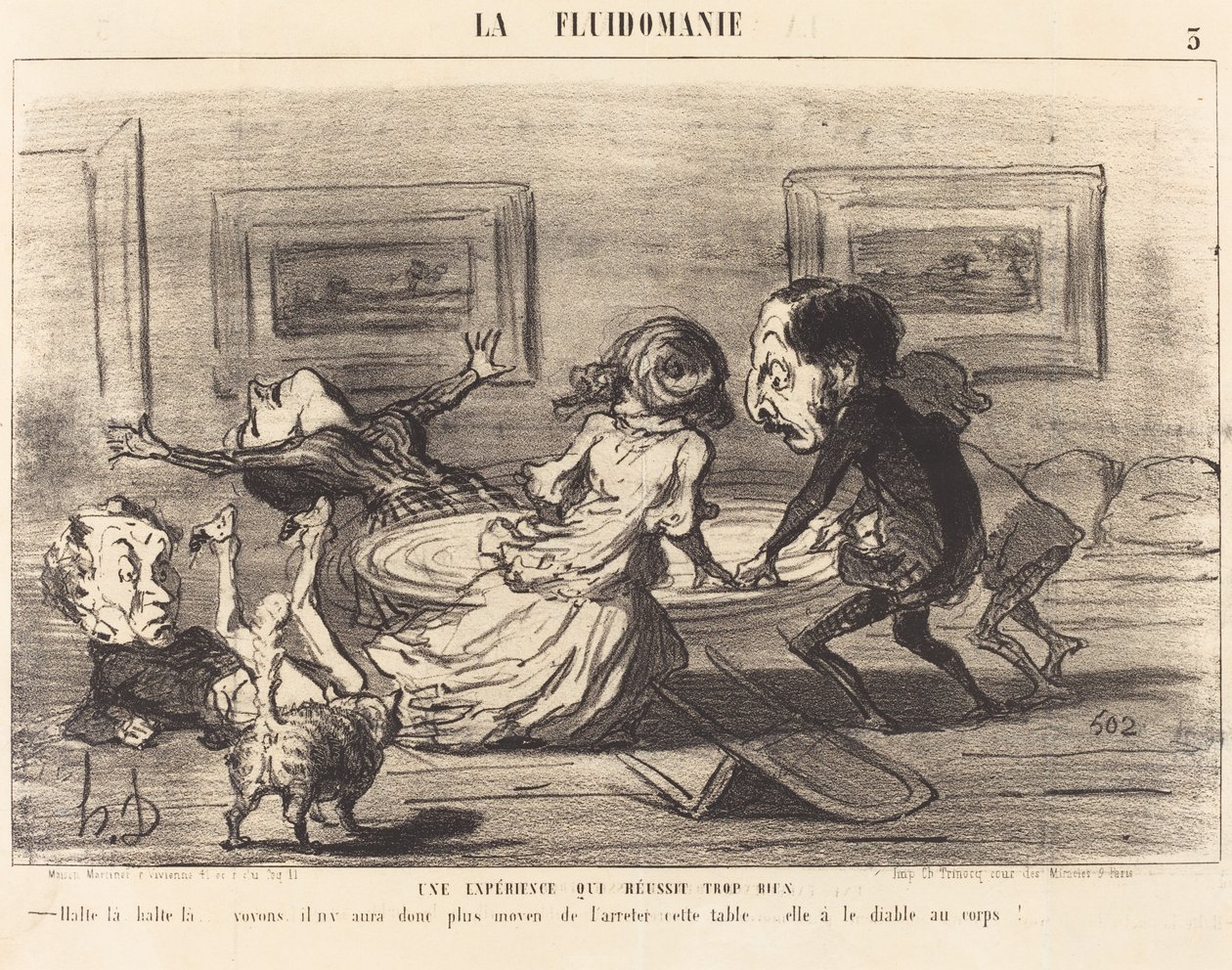 Experiment, das zu gut gelingt von Honoré Daumier