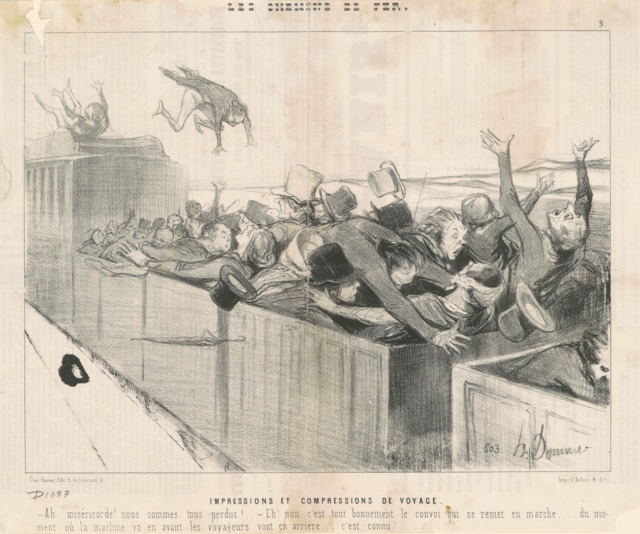 Reiseeindrücke und -kompressionen von Honoré Daumier