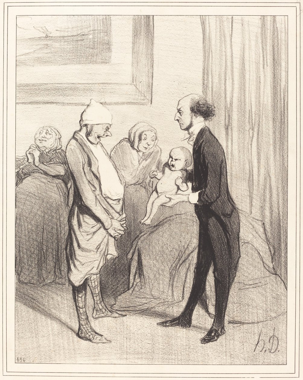 Der Eintritt ins Leben von Honoré Daumier