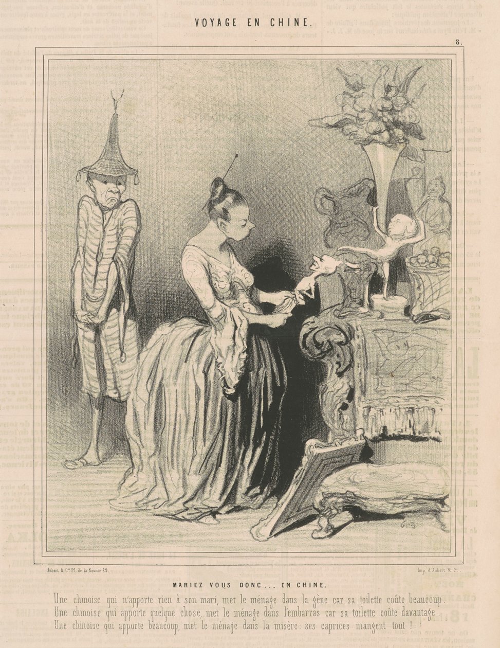 Heiraten Sie doch ... in China von Honoré Daumier