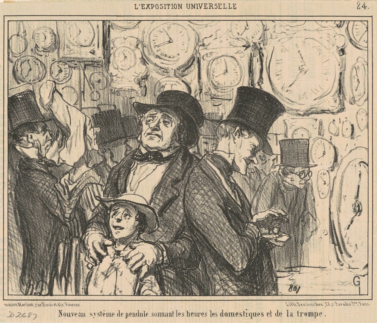 Neues Pendelsystem von Honoré Daumier