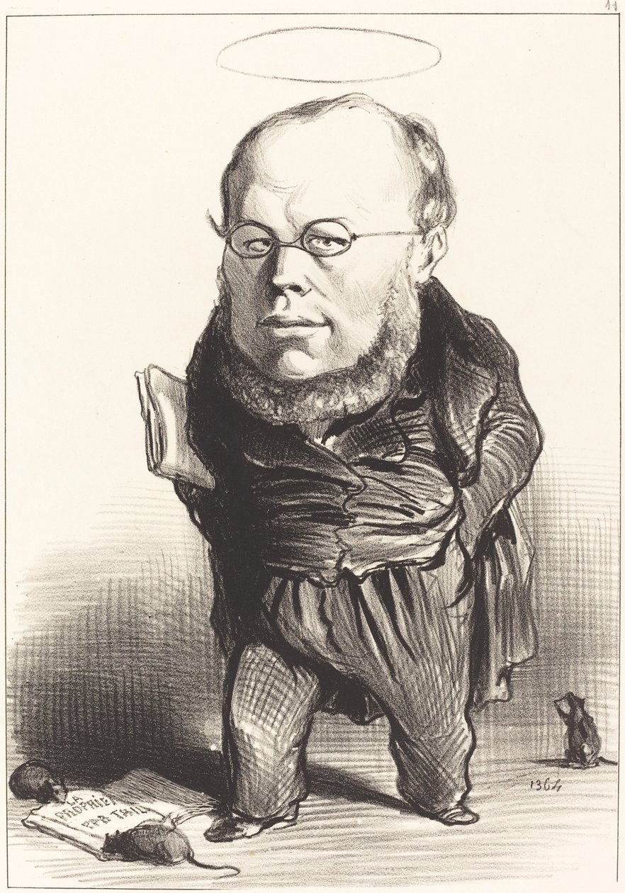 P.J. Proudhon von Honoré Daumier