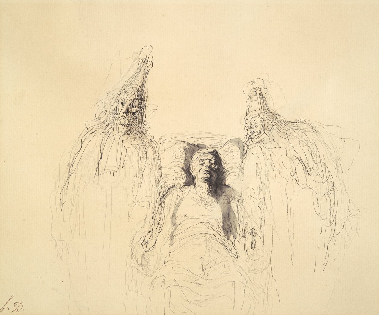 Der eingebildete Kranke von Honoré Daumier