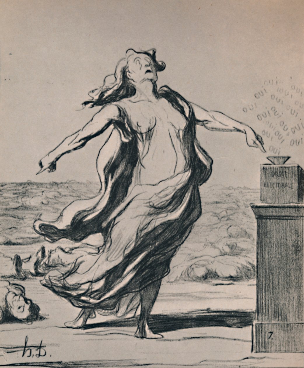 Das hat das getötet, 1871, 1946 von Honoré Daumier