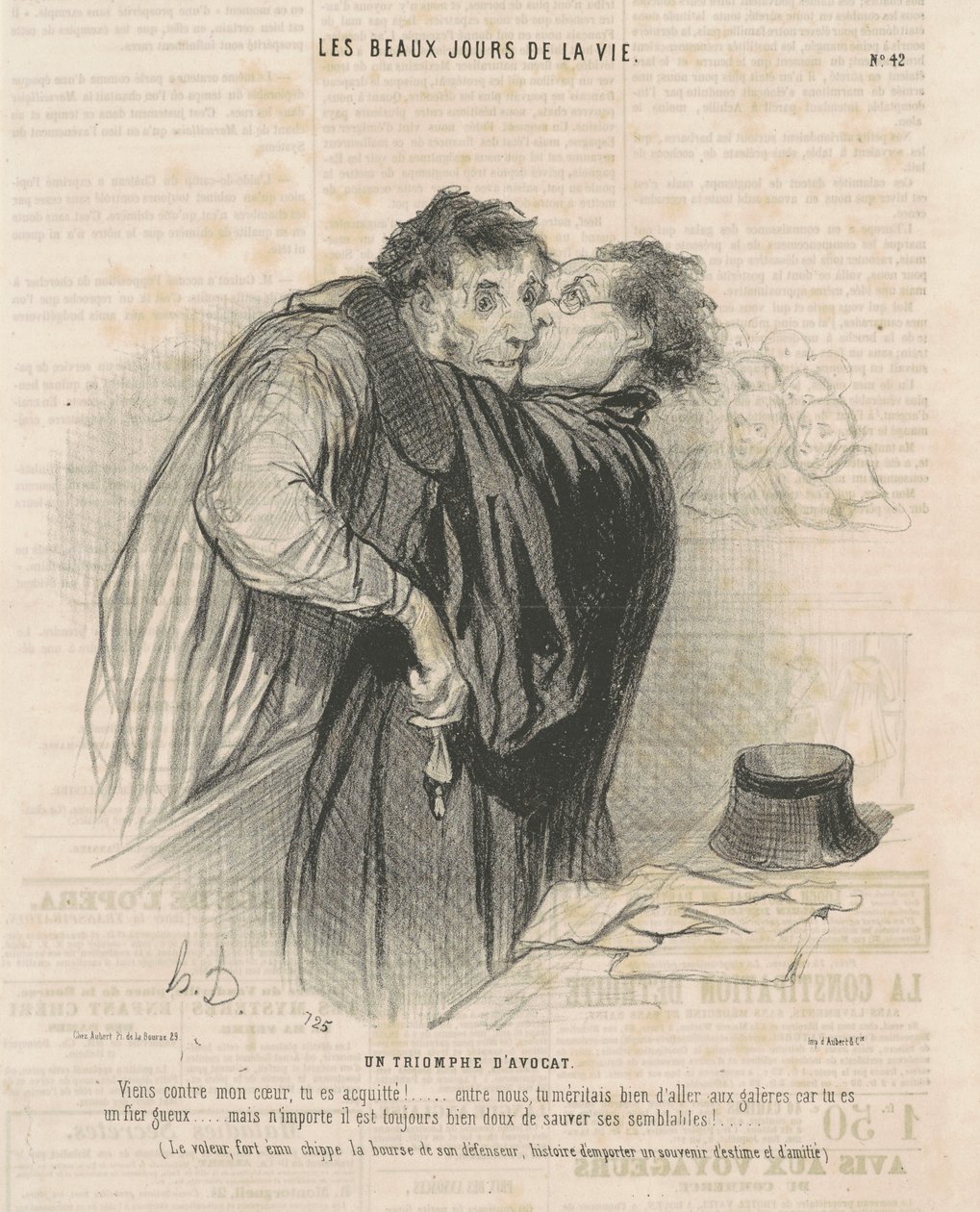 Ein Triumph des Anwalts von Honoré Daumier