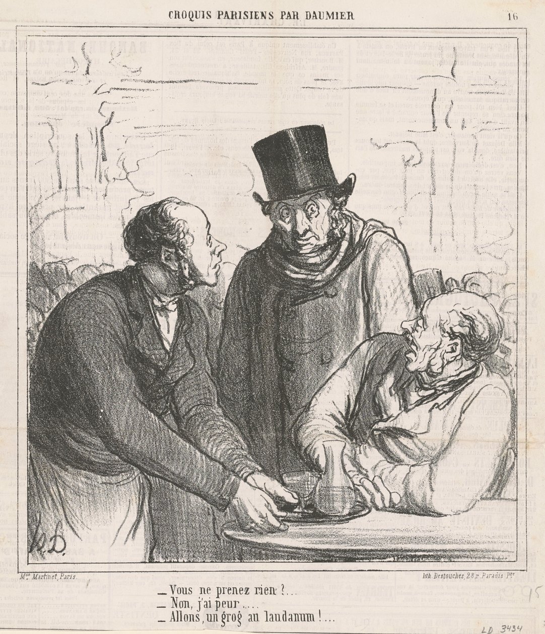 Nehmen Sie nichts? von Honoré Daumier