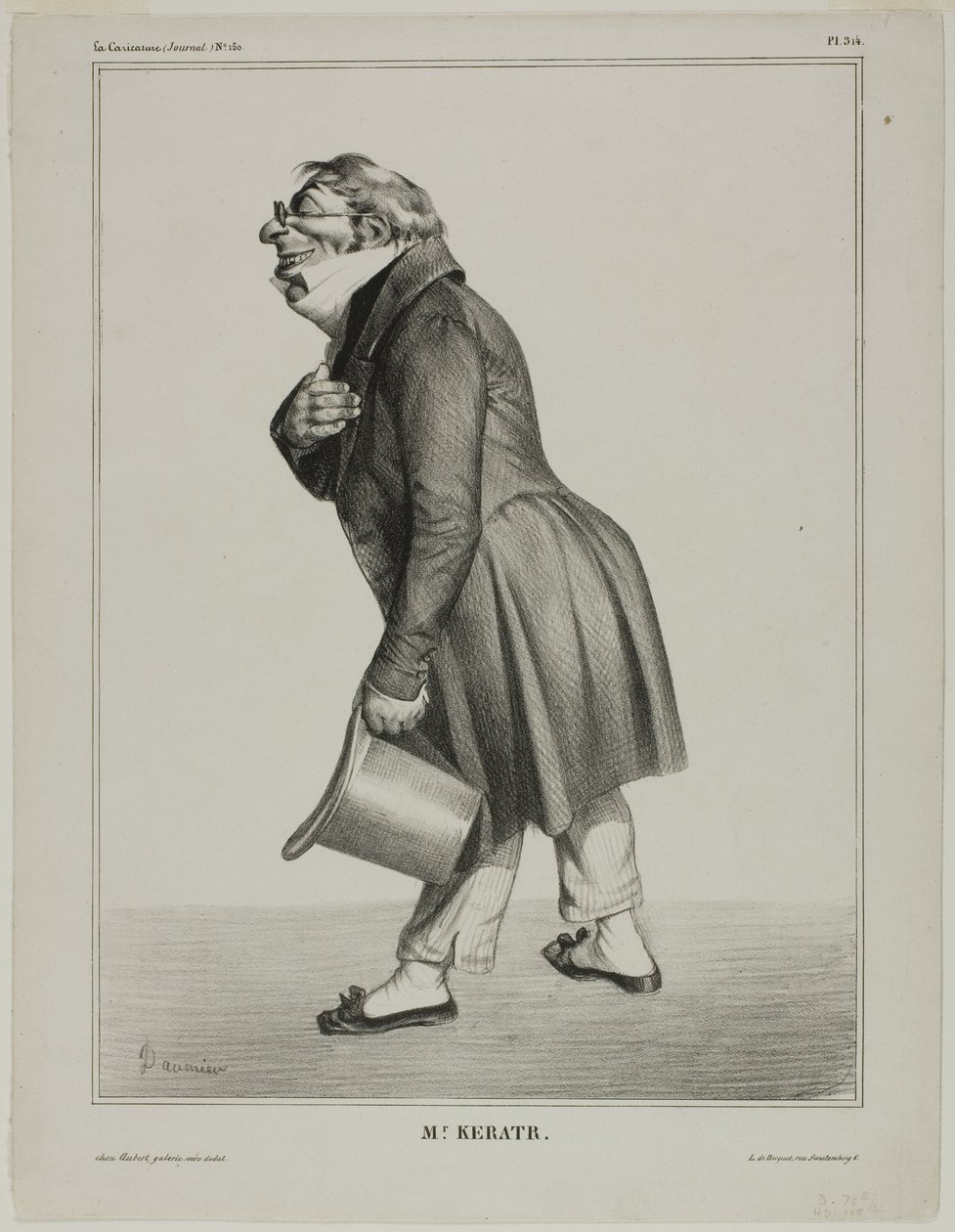 Auguste-Hilarion, Comte de Kératry von Honoré Victorin Daumier