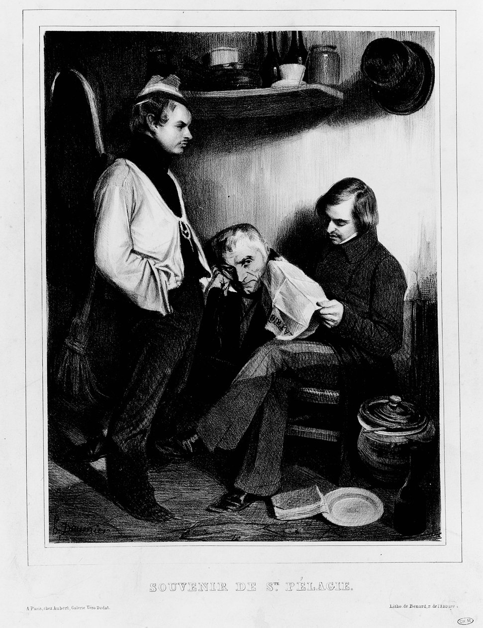 Erinnerungen an Sainte-Pelagie von Honoré Daumier