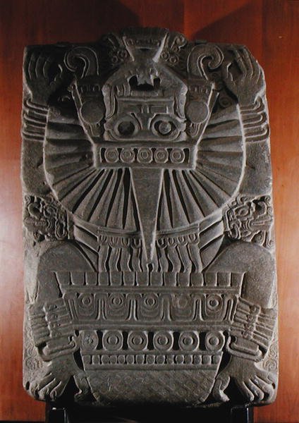 Tlaltecuhtli, postklassische Periode (900-1521) (Stein) von Huaxtec Huaxtec