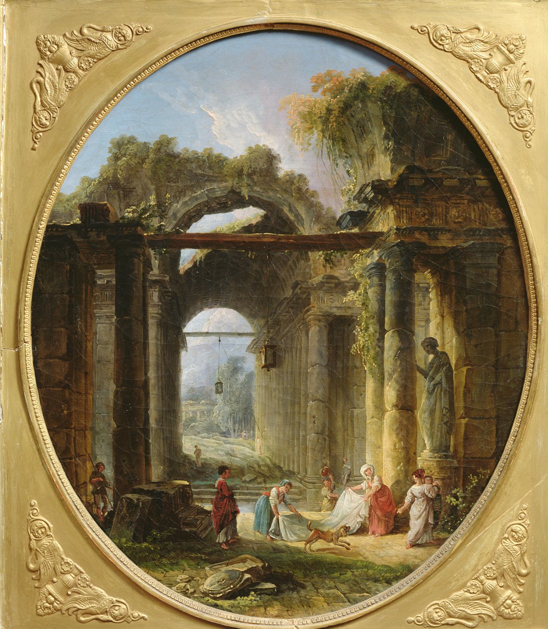 Antike Ruinen in Rom von Hubert Robert