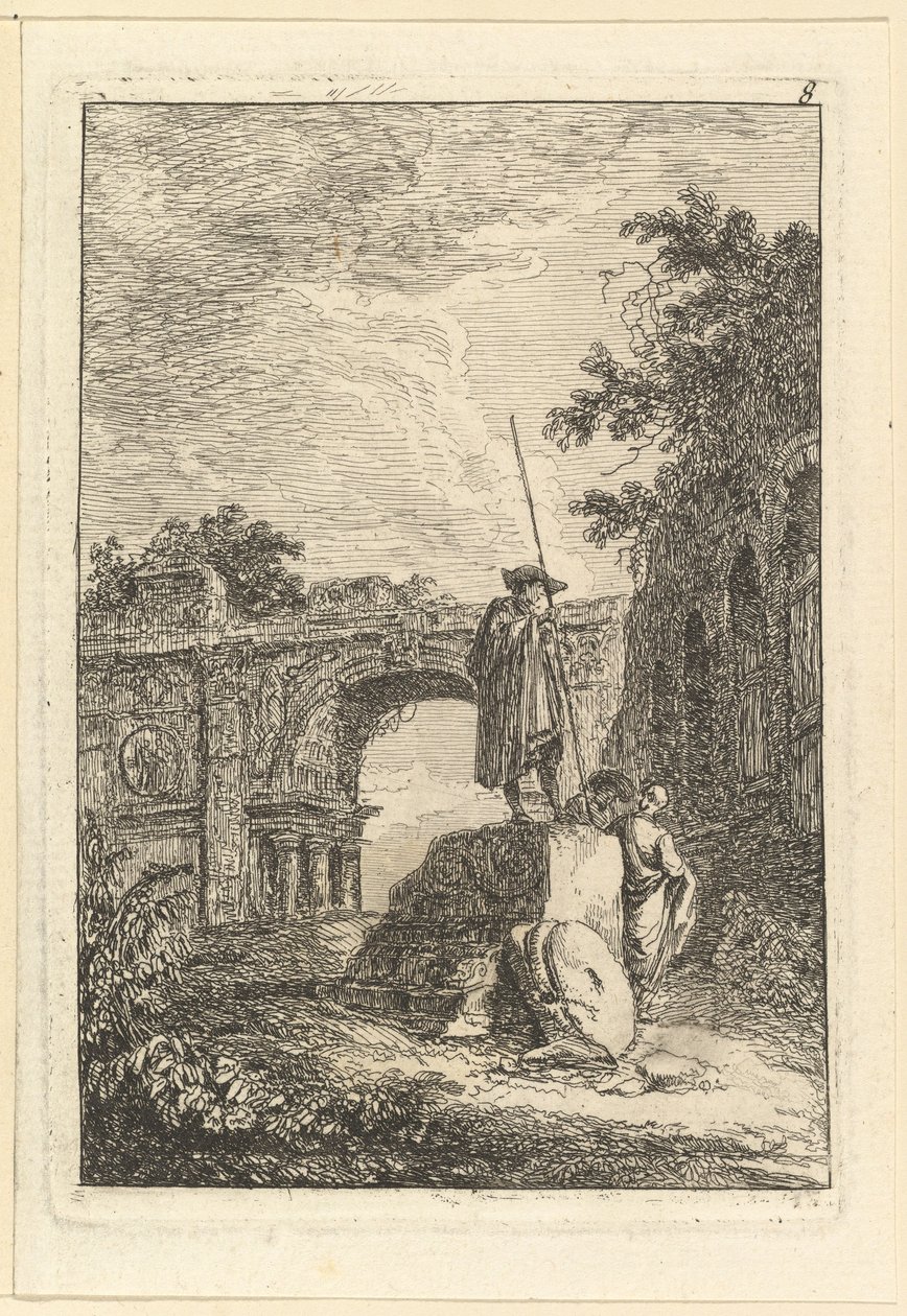 Der Triumphbogen von Hubert Robert