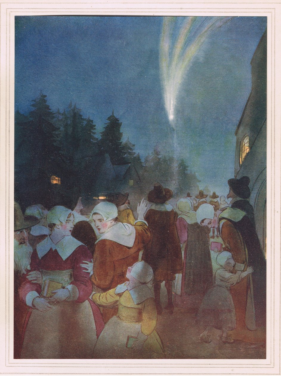Ein brennender Speer...am Mitternachtshimmel von Hugh Thomson