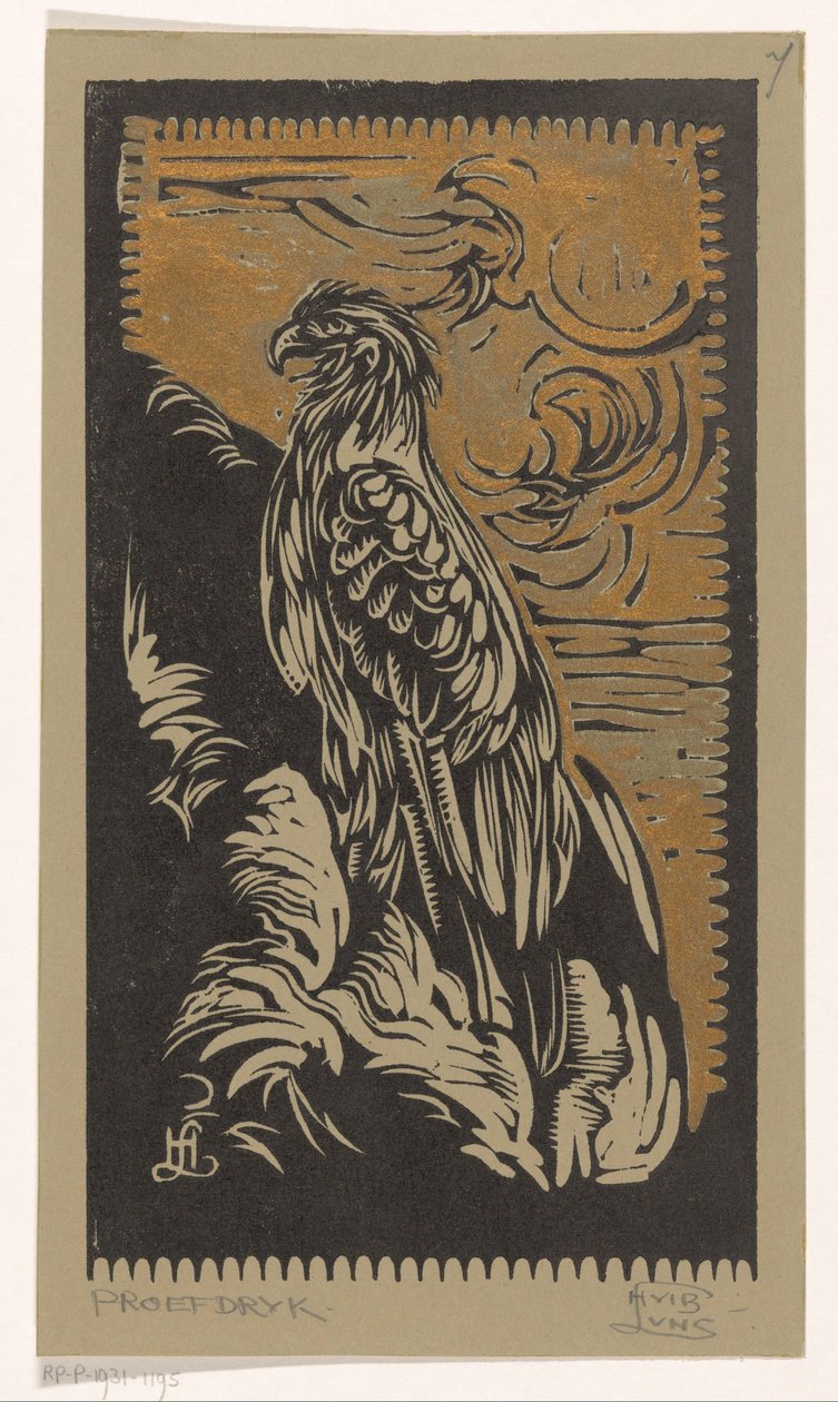 Adler von Huib Luns (signed by artist)