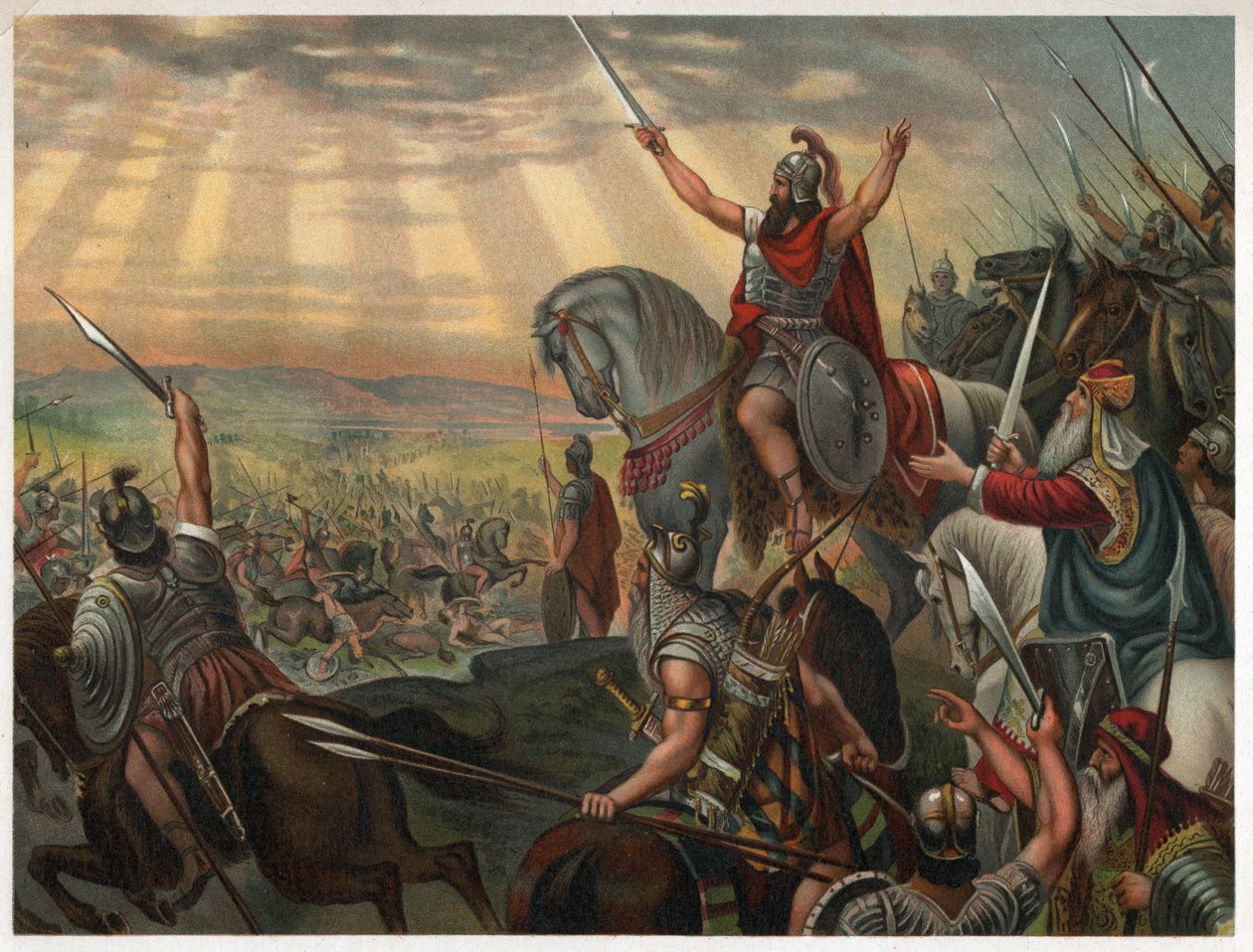 Josue (Lithografie) von Hungarian School