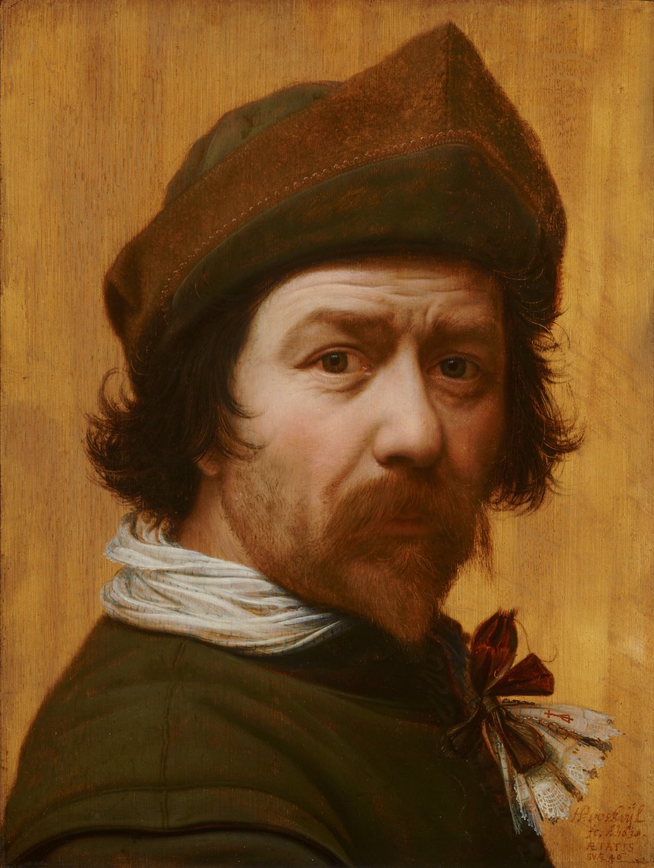 Selbstporträt, 1638 von Huygh Pietersz. Voskuyl