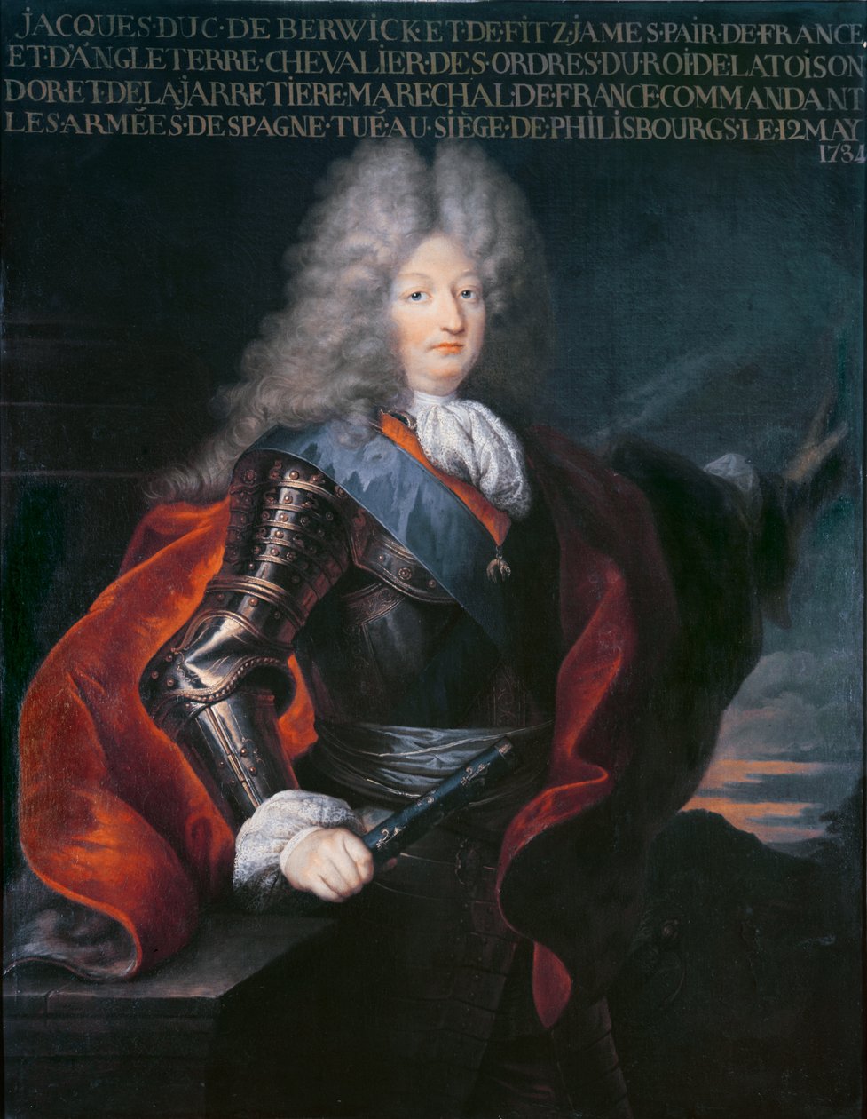 James Stuart Fitzjames (1670-1734), 1. Herzog von Berwick von Hyacinthe Francois Rigaud