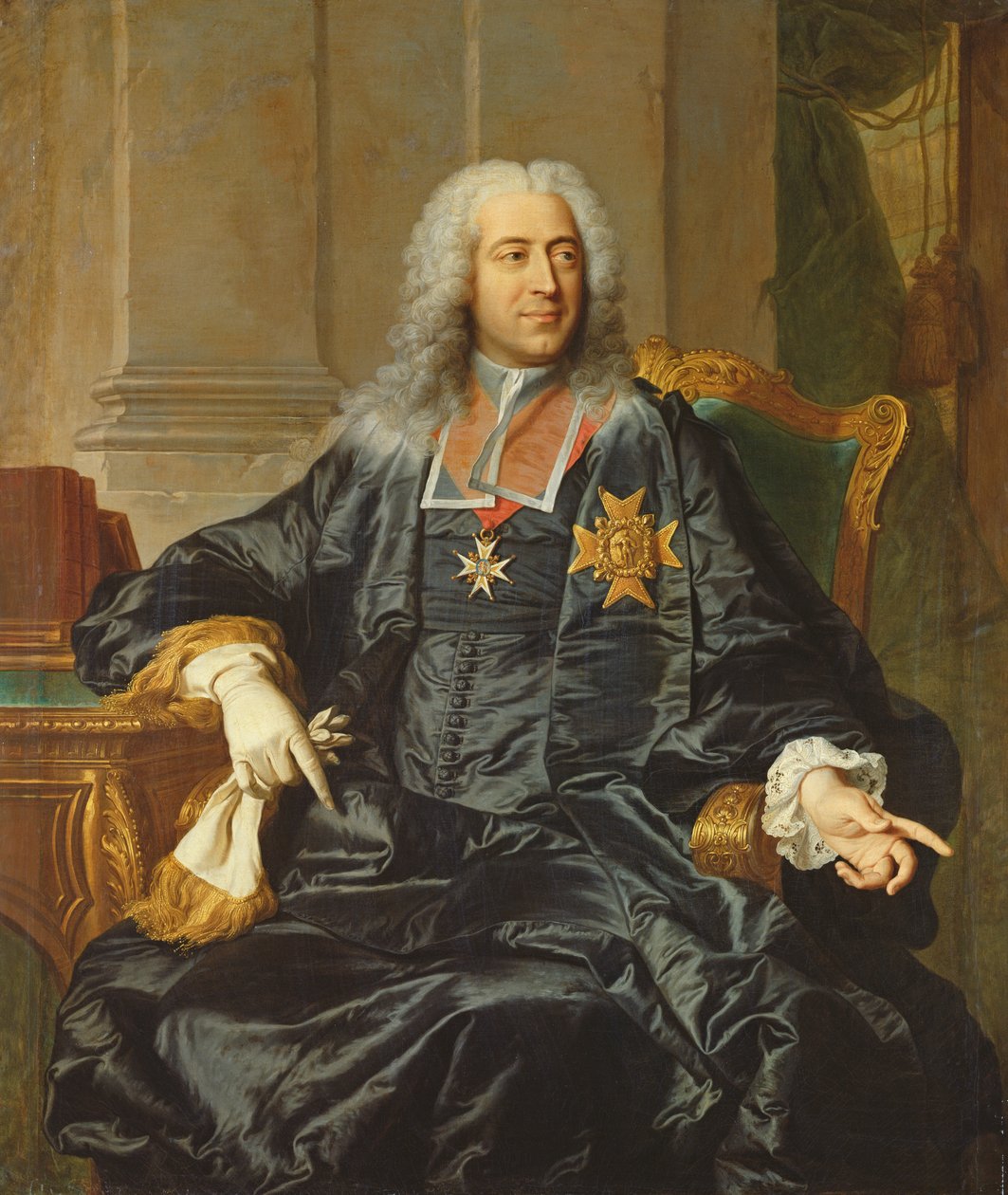 Marc-Pierre de Voyer-de-Paulmy (1696-1764), Graf von Argenson von Hyacinthe Francois Rigaud