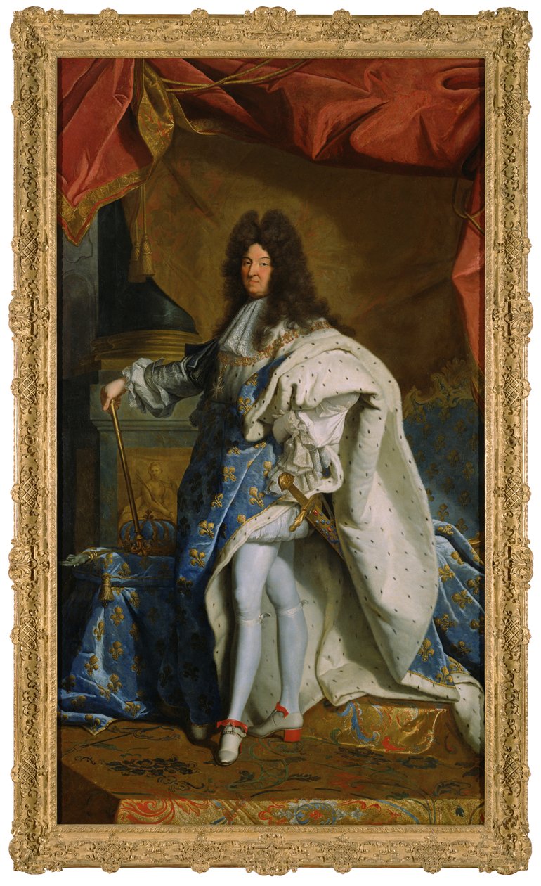 Porträt von Ludwig XIV., ca. 1701 von Hyacinthe Francois Rigaud