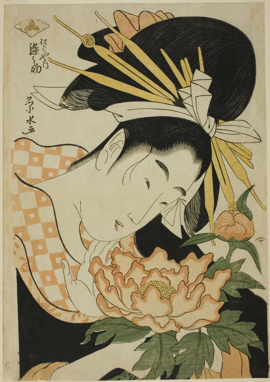 Die Kurtisane Somenosuke von Matsubaya von Ichirakutei Eisui