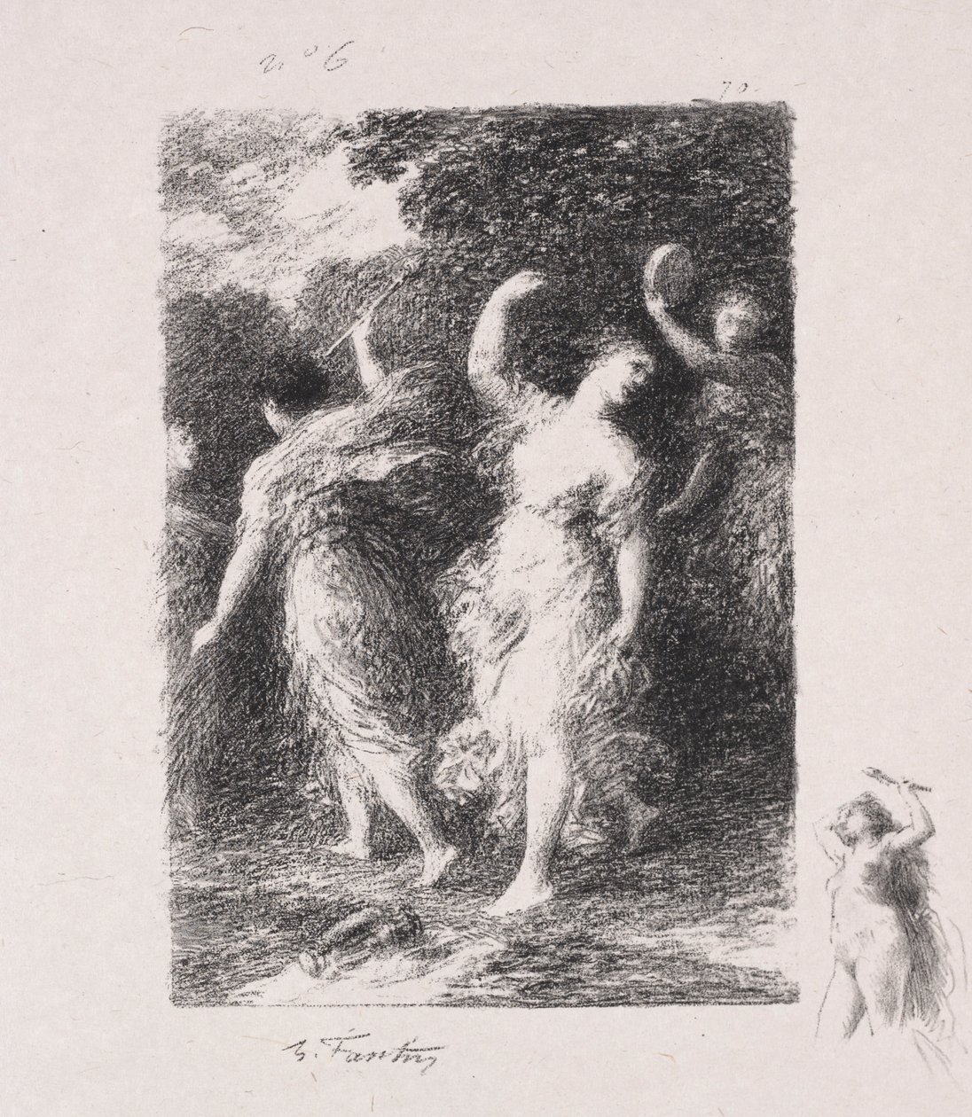 Bacchus von Ignace Henri Jean Fantin Latour