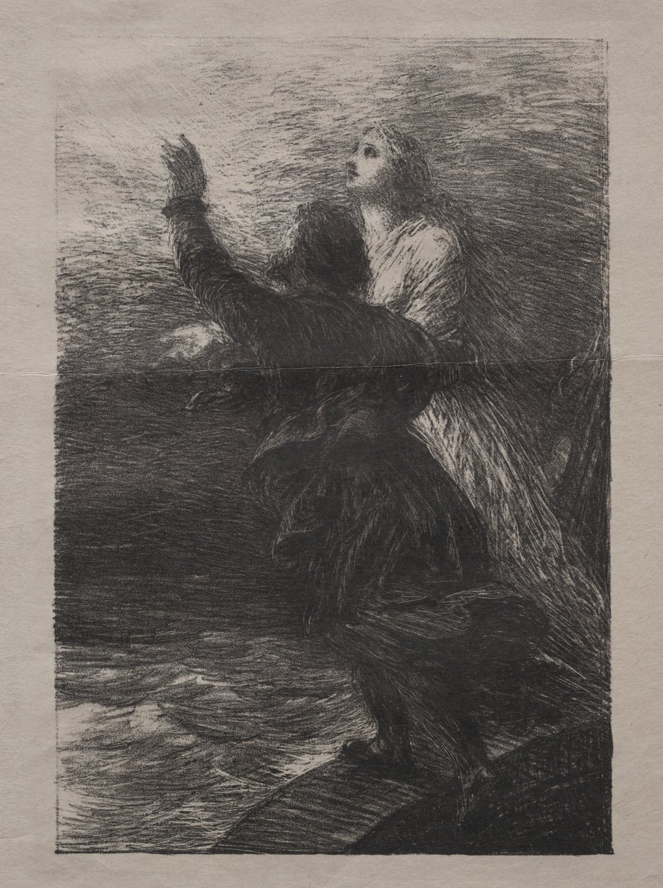 Der Fliegende Holländer von Ignace Henri Jean Fantin Latour