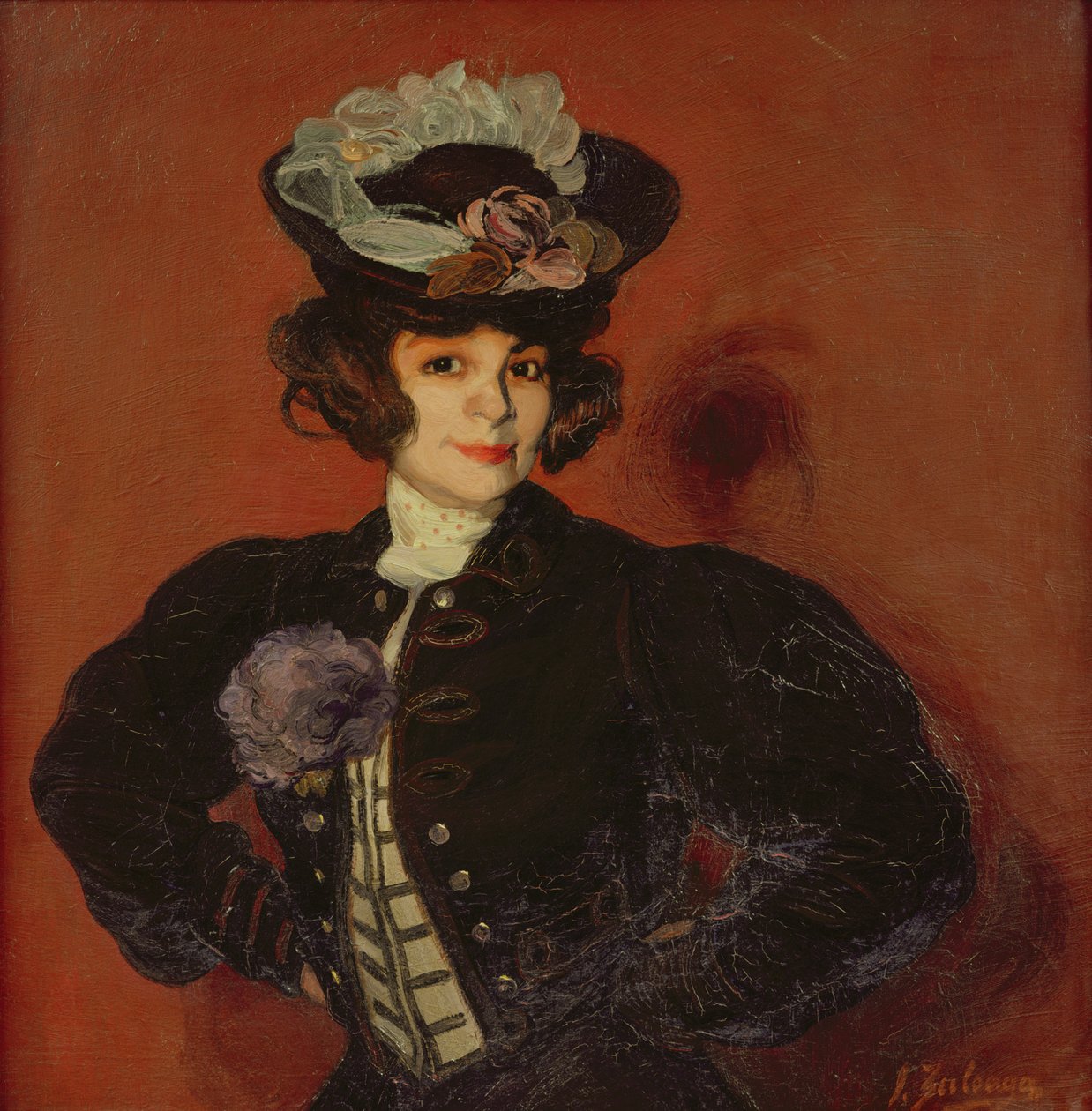 Porträt einer Frau von Ignacio Zuloaga y Zabaleta
