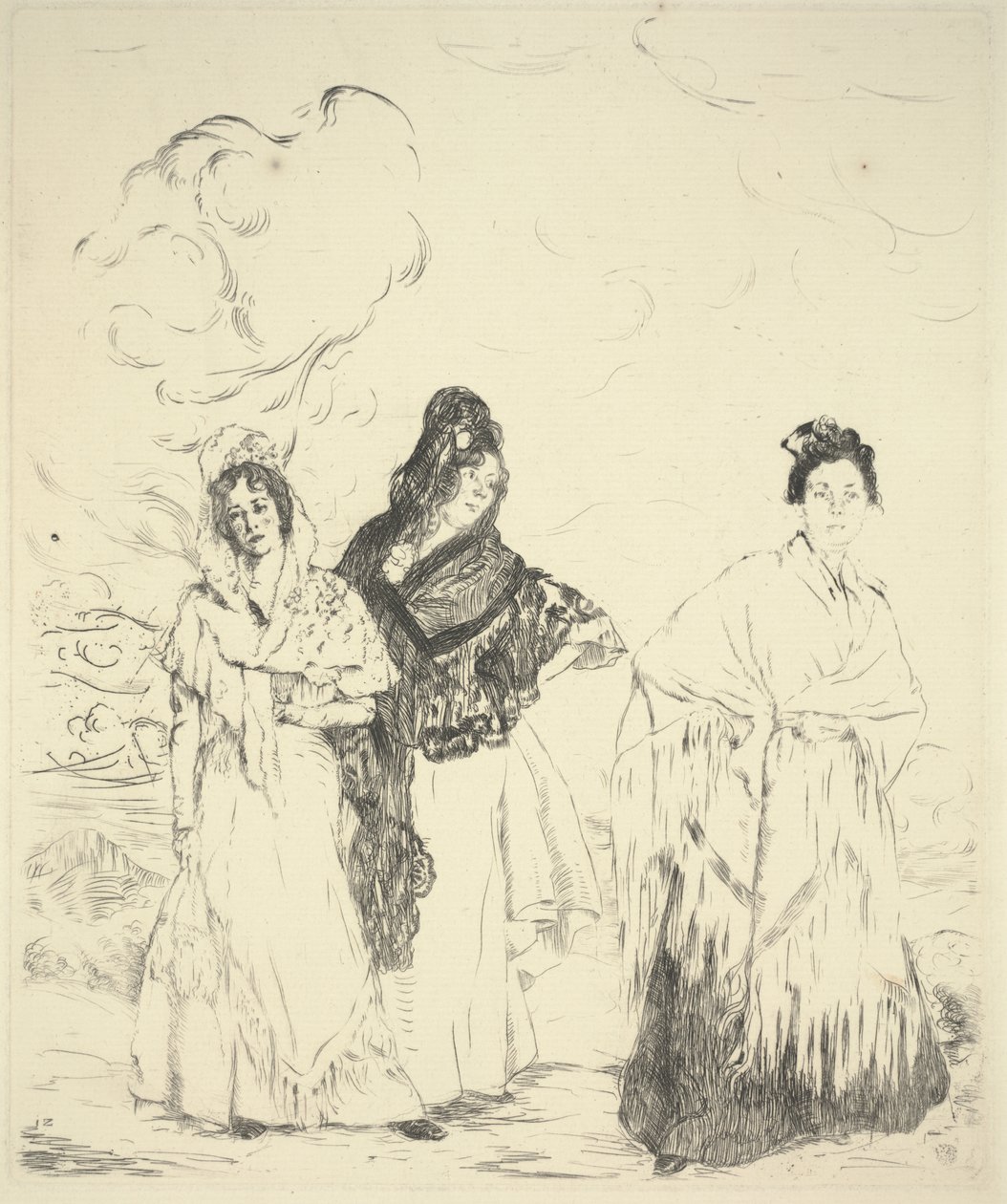 Las Manolas von Ignacio Zuloaga y Zabaleta