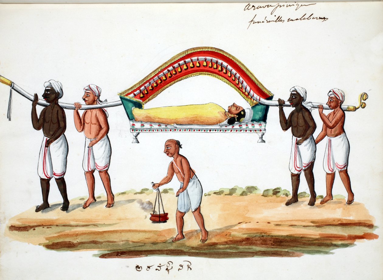 Trauerprozession von Indian School