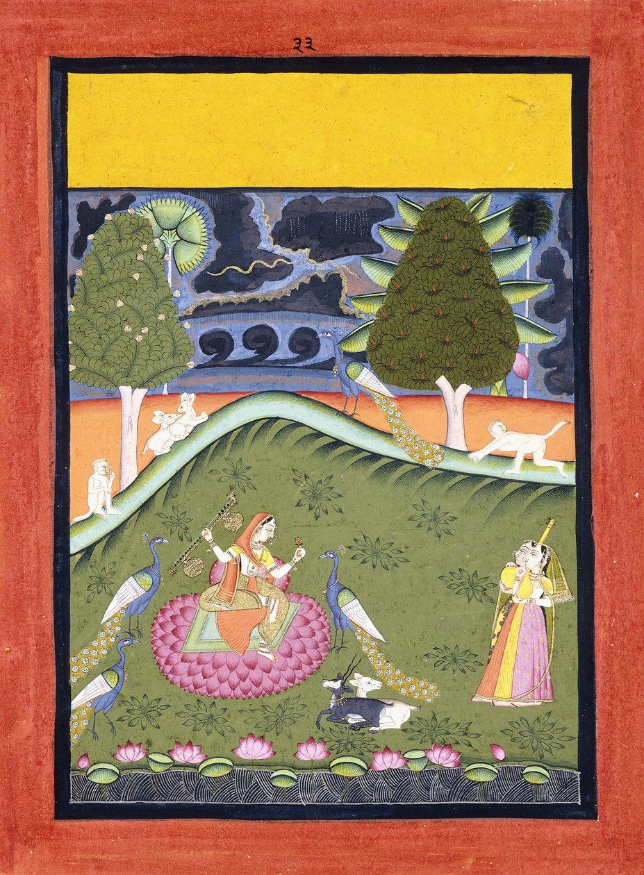 Gormalar Ragini, um 1740 von Indian School