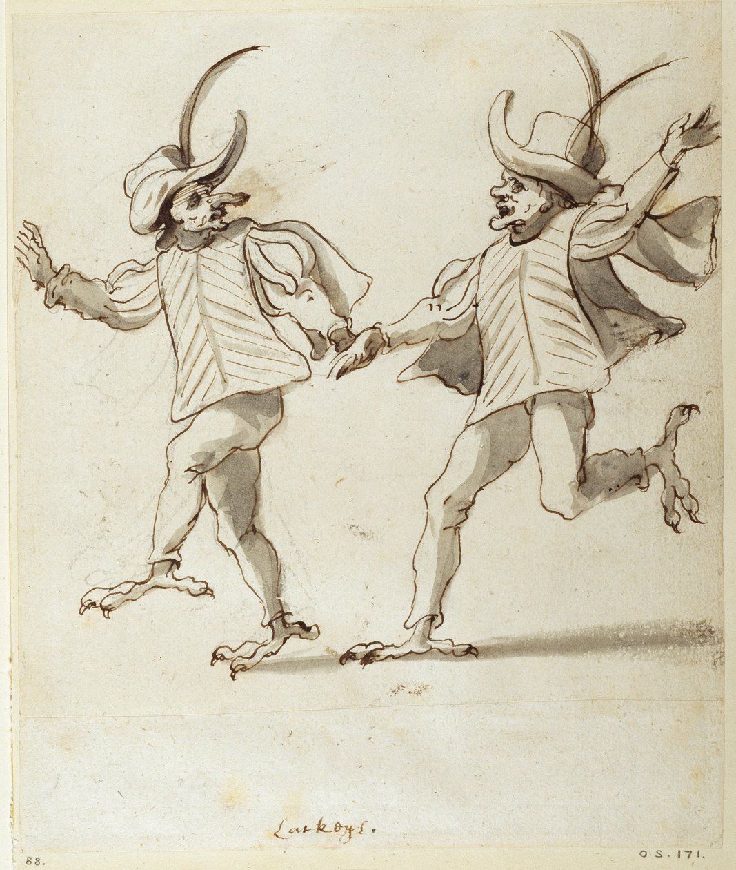 Zwei Lakaien von Inigo Jones