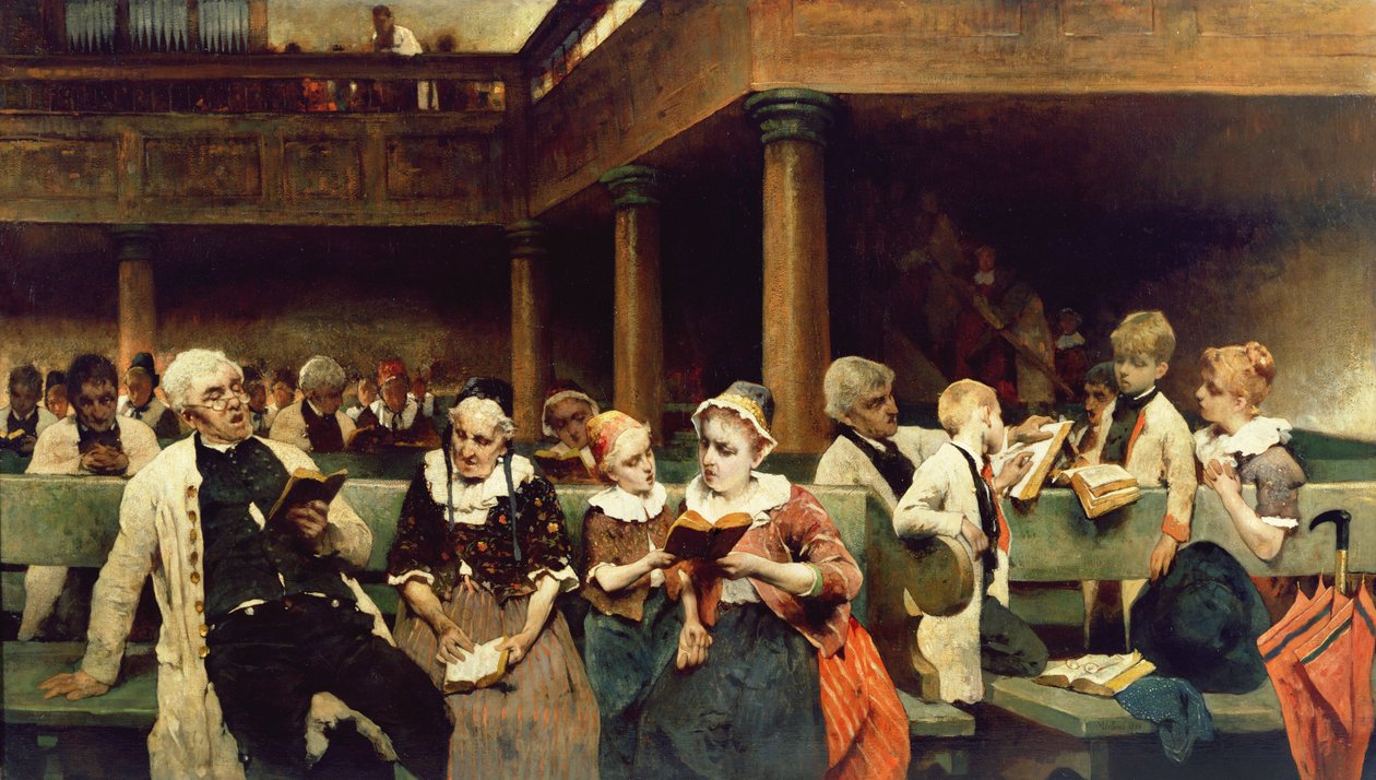 Sonntagsschulklasse von Isaac Mayer