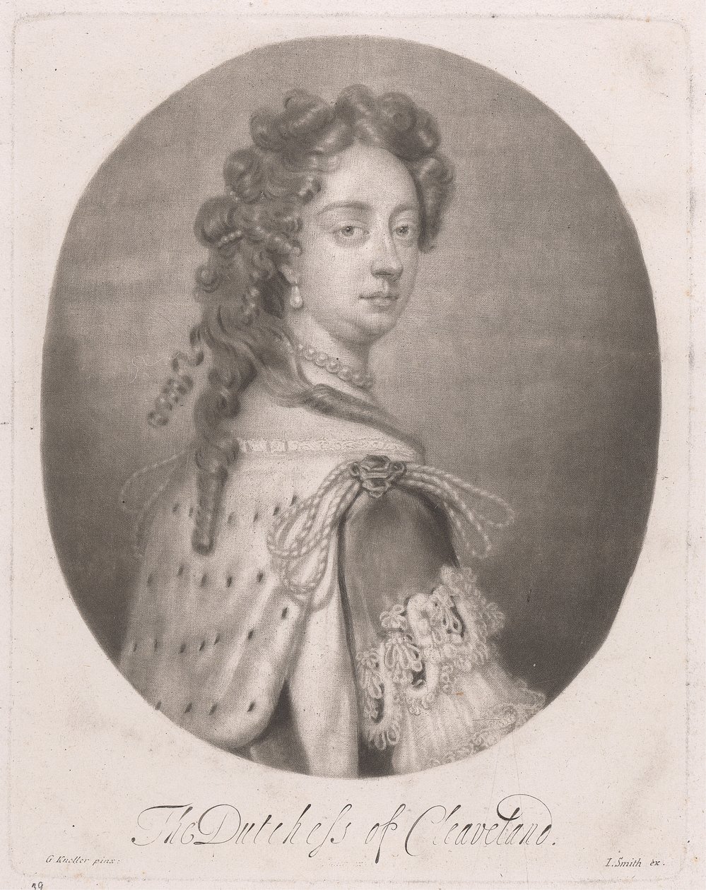 Barbara, Herzogin von Cleveland (gest. 1709) von Isaac Beckett