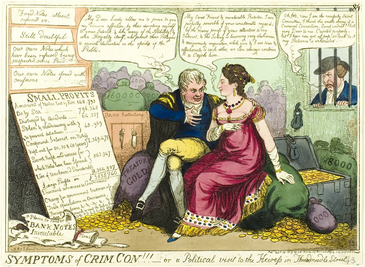 Symptome von Crim. Con!! von Isaac Robert Cruikshank