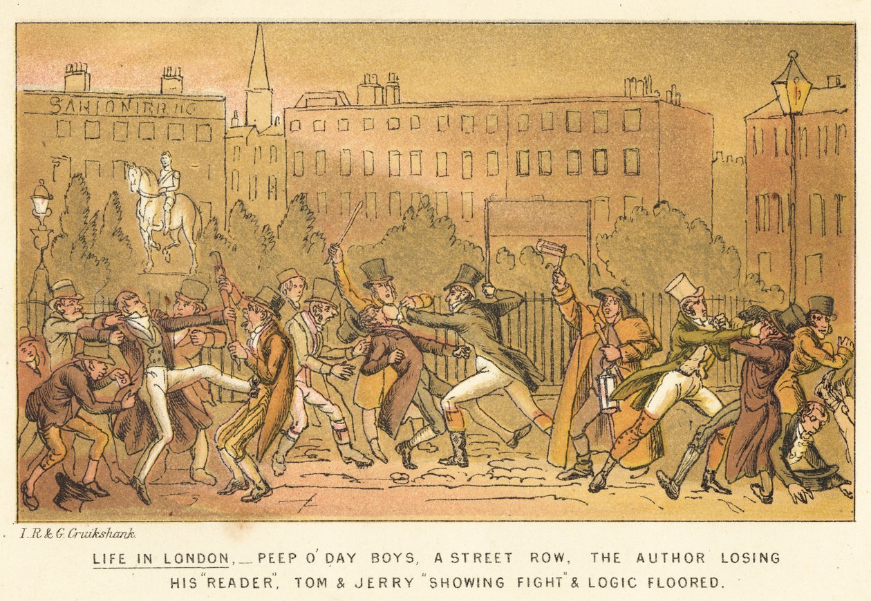 Leben in London von Isaac, Robert and George Cruikshank