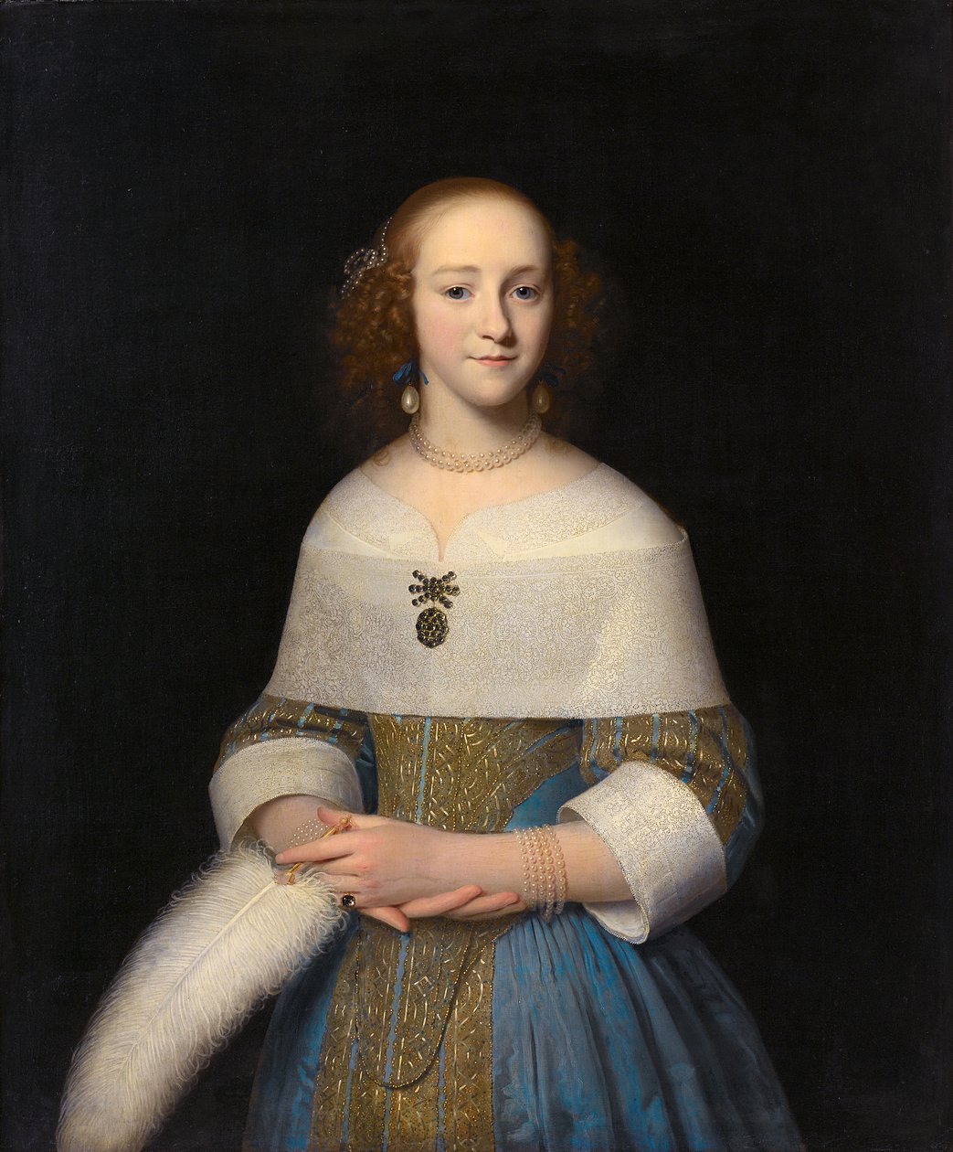Porträt einer jungen Dame von Isaack Luttichuys