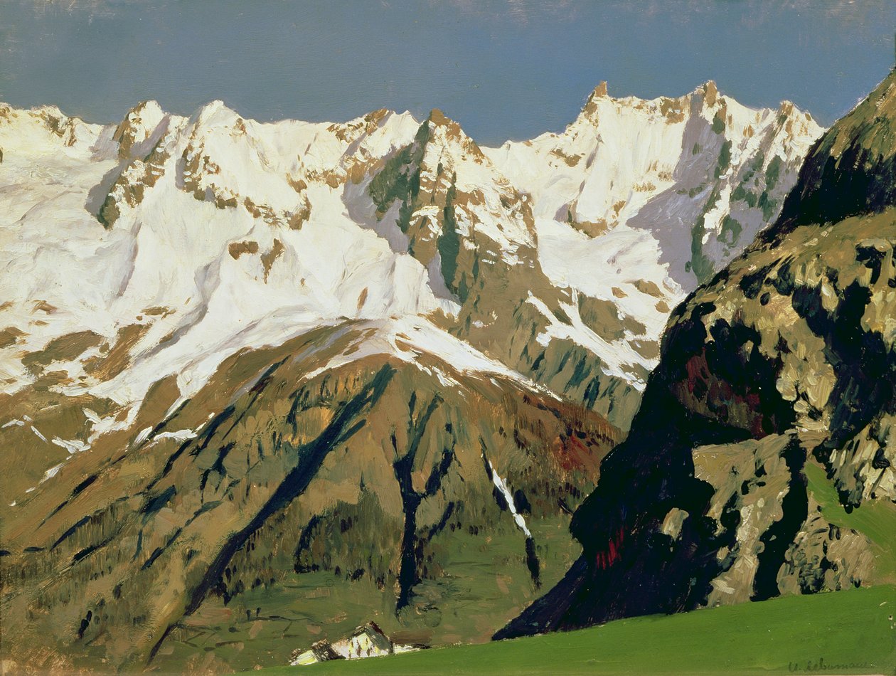 Mont Blanc Berge, 1897 von Isaak Ilyich Levitan
