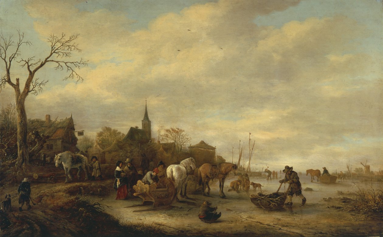 Winterszene von Isack van Ostade