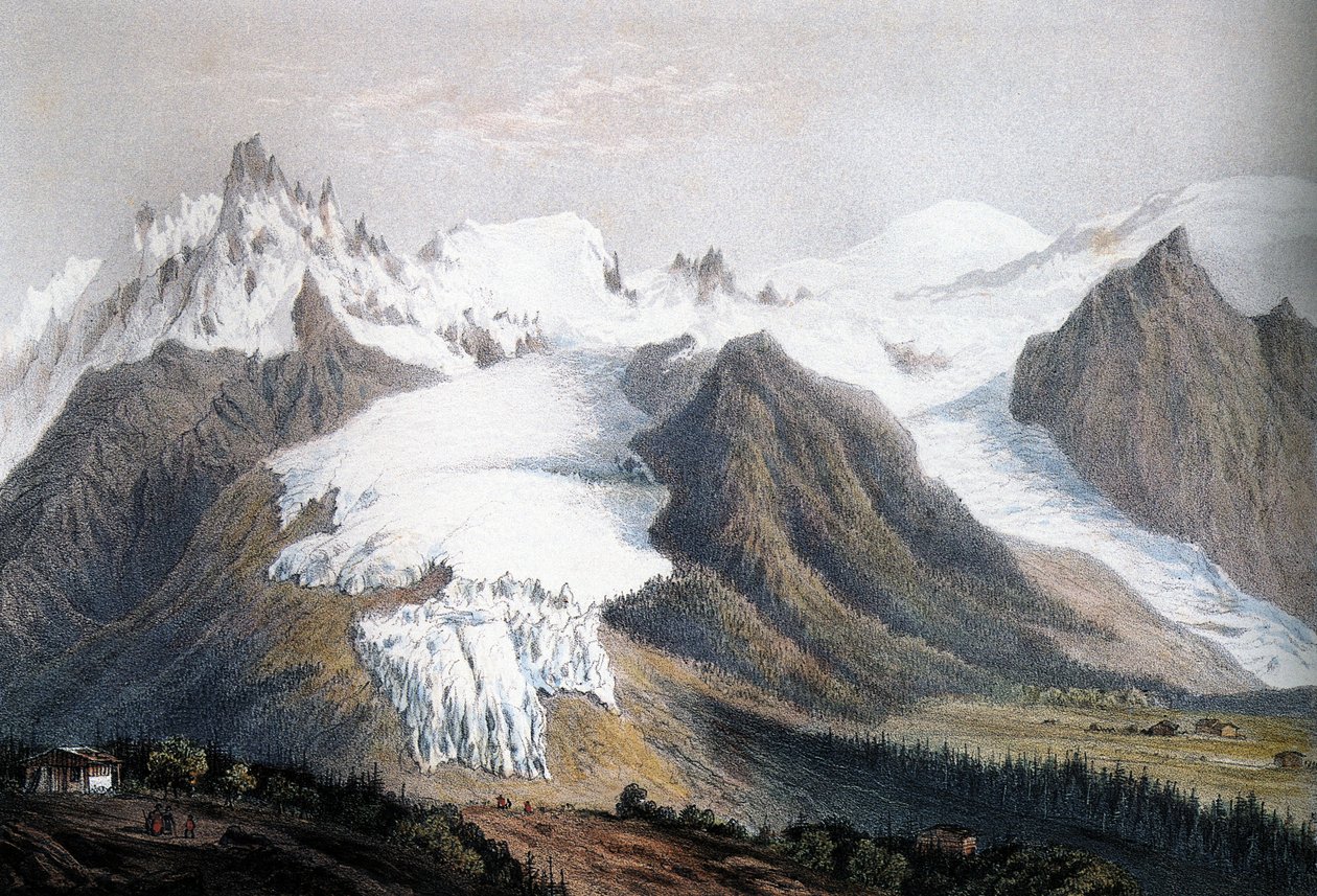 Mont-Blanc-Massiv von Isodore Laurent Deroy