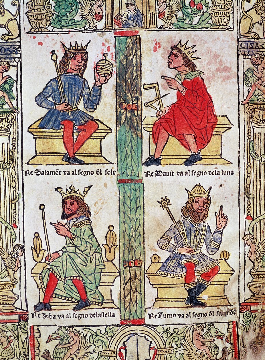 König David, Salomo, Luba und Turnis, aus 