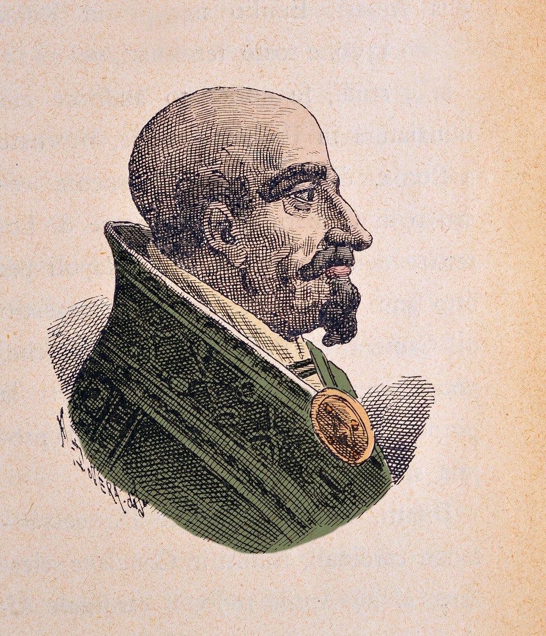 Porträt von Papst Clemens IX (1667-1669) von Italian School