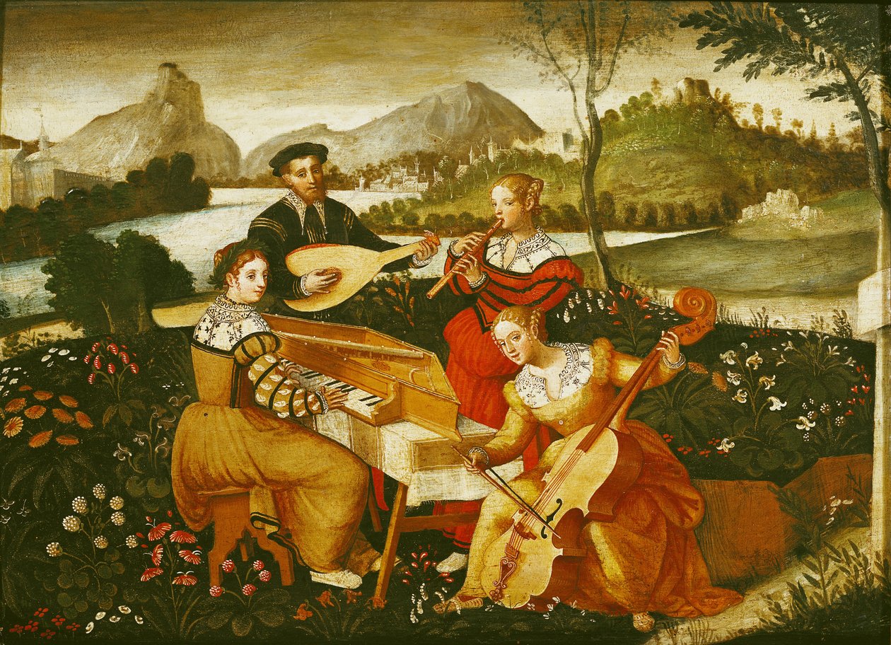 Das Konzert im Freien von Italian School