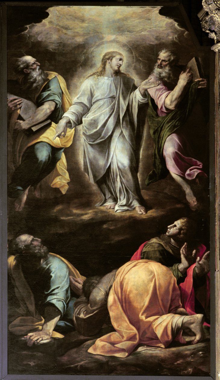 Die Verklärung Christi von der Orgel, vollendet 1559-1602 von Italian School