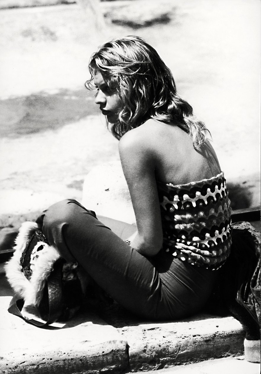 Ein junger Hippie, ca. 1970 von Italian Photographer
