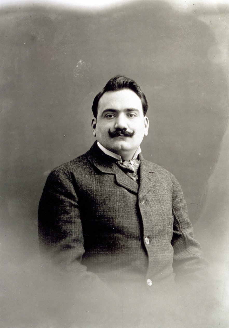 Porträt von Enrico Caruso, um 1900 von Italian Photographer