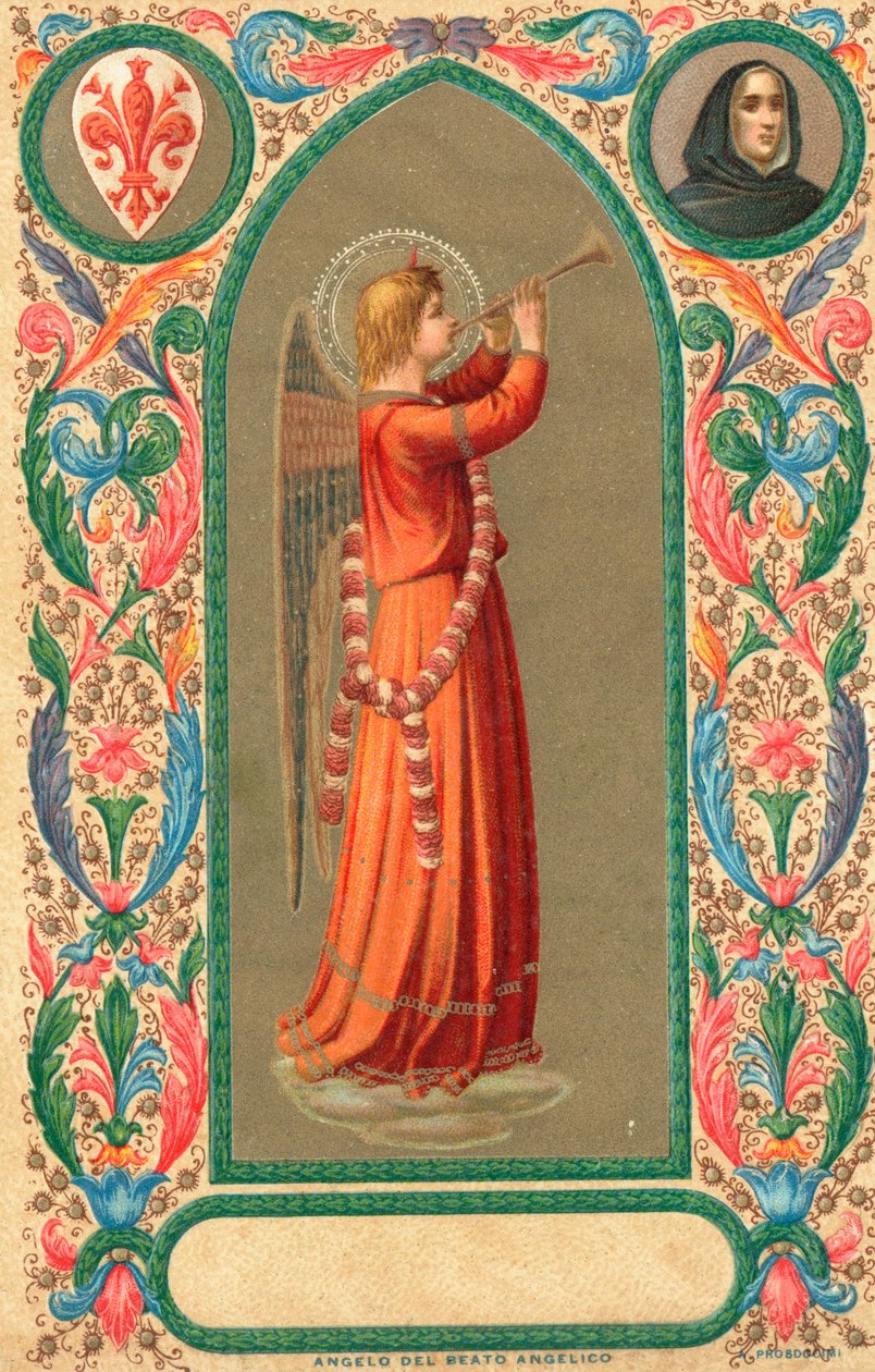 Engel von Beato Angelico von Italian School