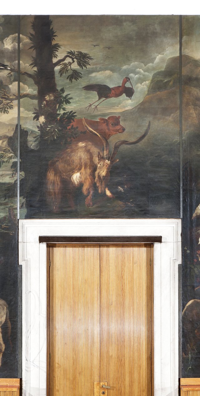 Tiere, Mythos von Orpheus (Detail) von Italian School
