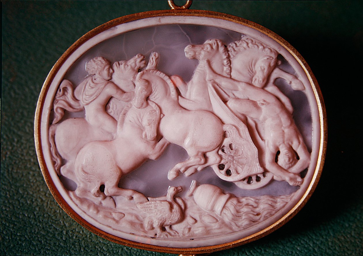 Kamee vom Sturz des Phaeton (Achat) von Italian School